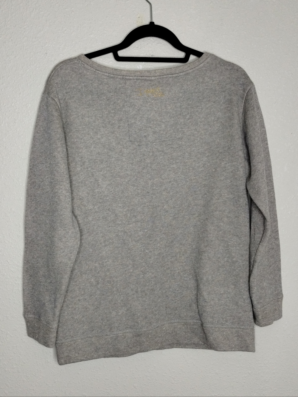 Desigual Floral Metallic Pullover Sweatshirt Women's Size Medium - Picture 4 of 6